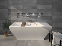 Sphinx concrete grey mat vloertegel 20x60 cm 16,32 m² - afbeelding 2 van  3