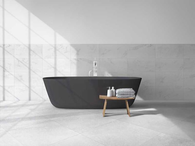 Sphinx earth snow white mat vloertegel 50x100 cm 30 m² - afbeelding 2 van  2