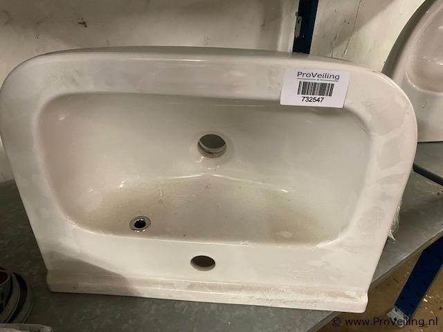 Sphinx wastafel 50 x 37 cm wit - afbeelding 1 van  1