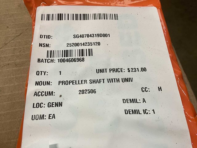 Spicer propeller shaft - afbeelding 5 van  6