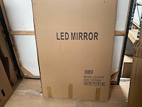 Spiegel 100x60c met led - dimbaar en spiegelverwarming - afbeelding 2 van  2