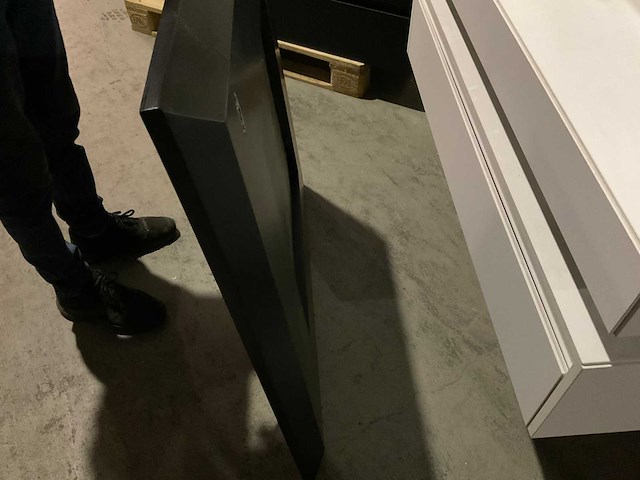 Spiegel antic black mate afm. 100x100x5 cm - afbeelding 5 van  8