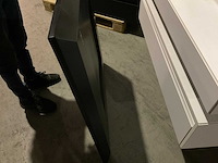 Spiegel antic black mate afm. 100x100x5 cm - afbeelding 4 van  8