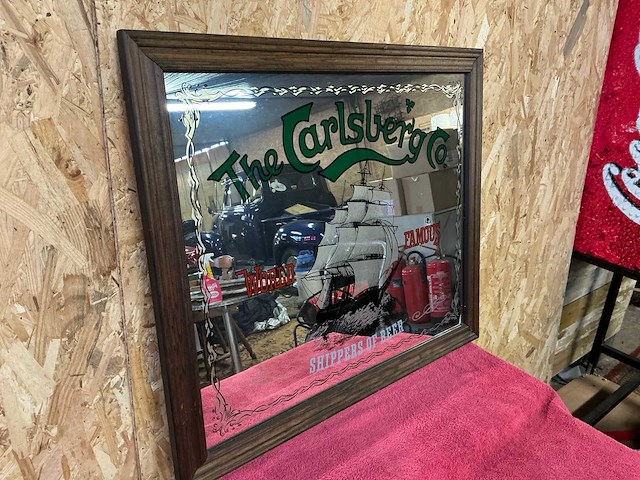 Spiegel carlsberg beer - afbeelding 1 van  2