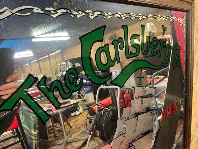 Spiegel carlsberg beer - afbeelding 2 van  2