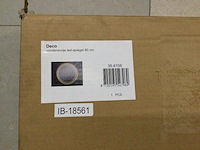 Spiegel condensvrij + led rond 80 cm wb, deco 38.4106 - afbeelding 3 van  4