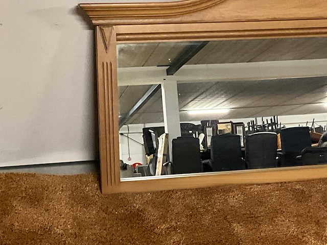 Spiegel in houten frame - afbeelding 5 van  6