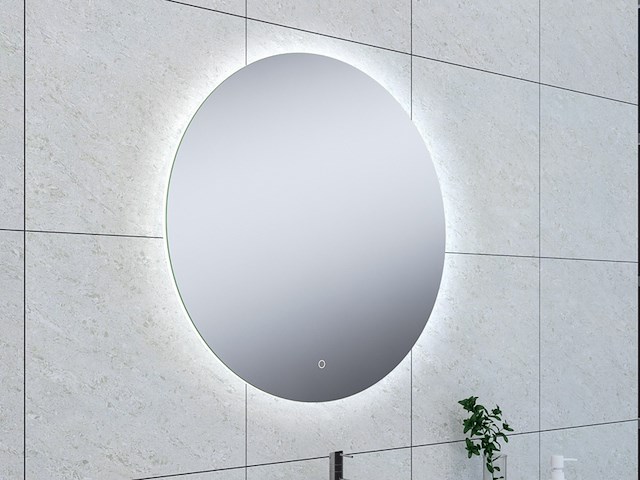 Spiegel + led en verwarming rond 80 cm wb, soul 38.4106 - afbeelding 1 van  4