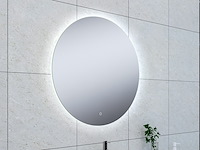 Spiegel + led en verwarming rond 80 cm wb, soul 38.4106 - afbeelding 1 van  4