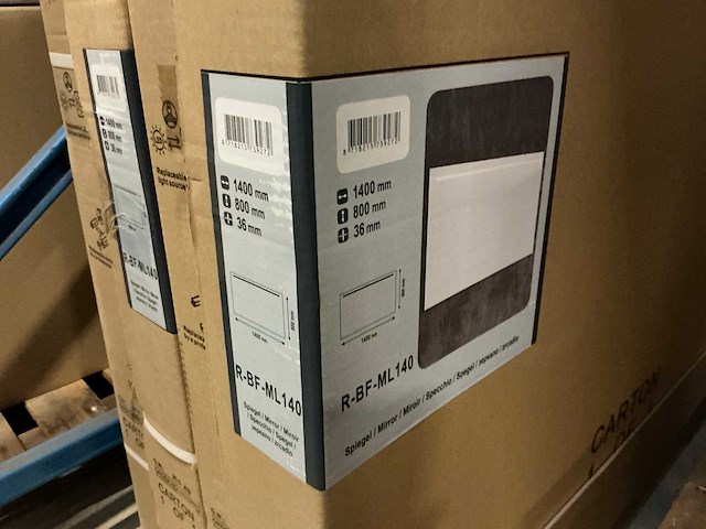 Spiegel met led en verwarming - afbeelding 2 van  2