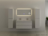 Spiegel met led verlichting & bluetooth - 120 cm - afbeelding 1 van  4