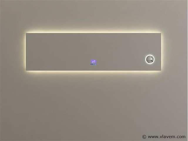 Spiegel met led verlichting & bluetooth - 180 cm - afbeelding 1 van  4