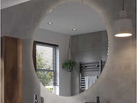 Spiegel met led verlichting en anti-condens ø120cm - afbeelding 1 van  3