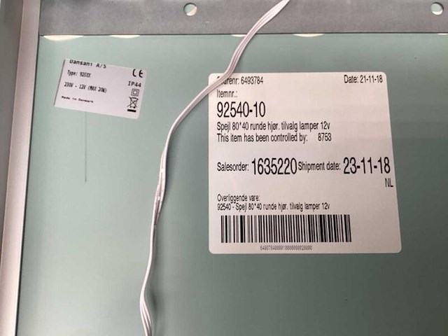 Spiegel met ledverlichting, danansi, 9250x - afbeelding 4 van  4