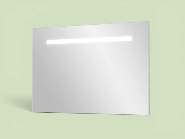 Spiegel met ledverlichting op sensor 100x65cm - afbeelding 1 van  3