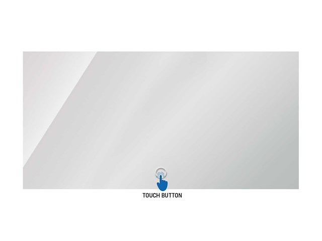Spiegel met ledverlichting touch button 100cm - afbeelding 1 van  2