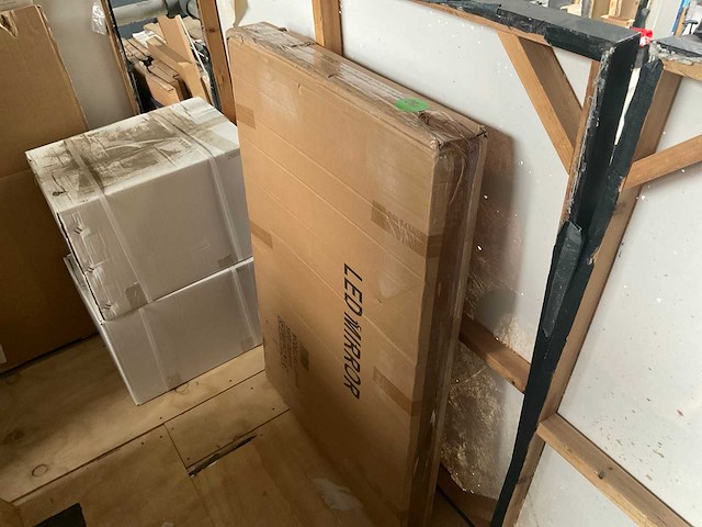 Spiegel met ledverlichting touch button 100cm - afbeelding 2 van  2