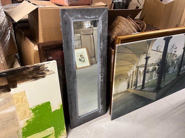 Spiegel met lood bekleed - afbeelding 2 van  5