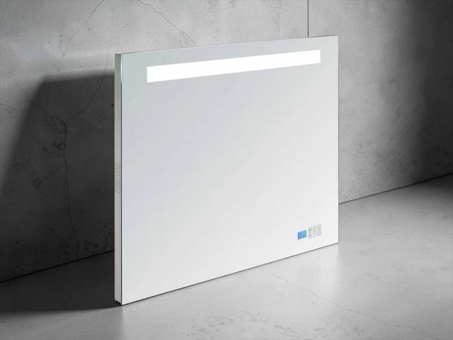 Spiegel met radio bluetooth en verlichting 120x80cm - afbeelding 2 van  2