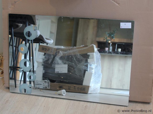 Spiegel met verlichting en verwarming - afbeelding 1 van  3