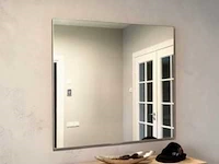 Spiegel op aluminium achter frame 120x100cm