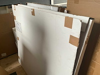 Spiegel op aluminium achter frame 120x100cm - afbeelding 2 van  2