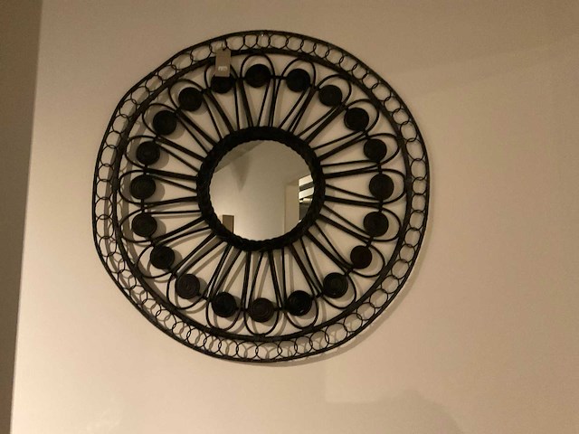 Spiegel riet 90 cm - afbeelding 2 van  3