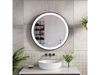 Spiegel rond 60 cm + led en verwarming, karo - afbeelding 1 van  1