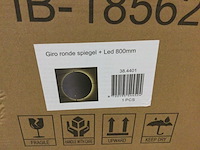 Spiegel rond + led 80 cm, wb, giro - afbeelding 2 van  2