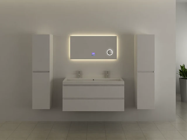 Spiegel vonato calvona led verlichting in 3 kleuren; geel, blauw en wit - afbeelding 1 van  4