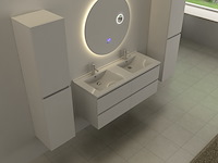 Spiegel vonato, corviano, led verlichting in 3 kleuren; geel, blauw en wit - afbeelding 8 van  12