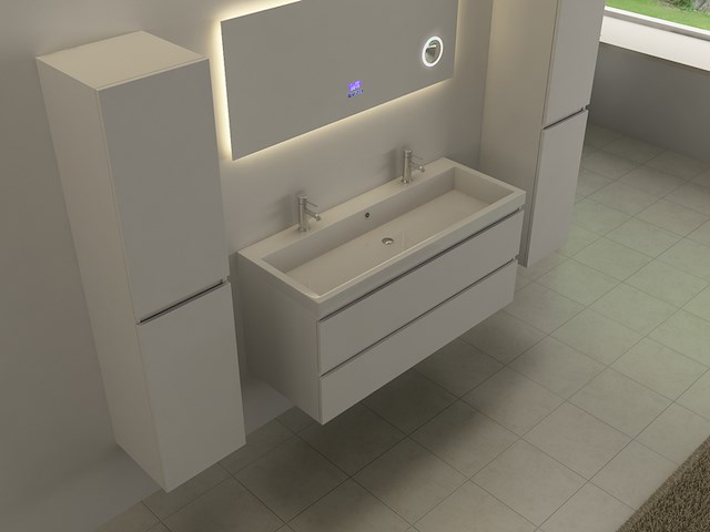 Spiegel vonato, forzara, led verlichting in 3 kleuren; geel, blauw en wit - afbeelding 2 van  4