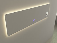 Spiegel vonato, lorenta, led verlichting in 3 kleuren; geel, blauw en wit - afbeelding 2 van  4