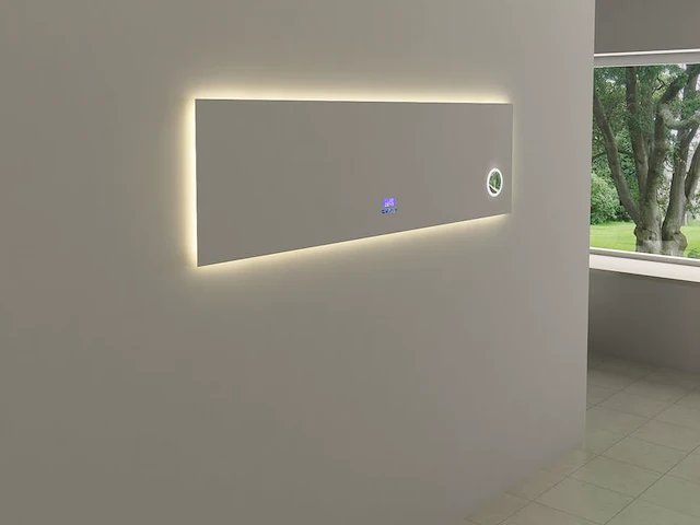 Spiegel vonato lorenta led verlichting in 3 kleuren; geel, blauw en wit - afbeelding 3 van  4