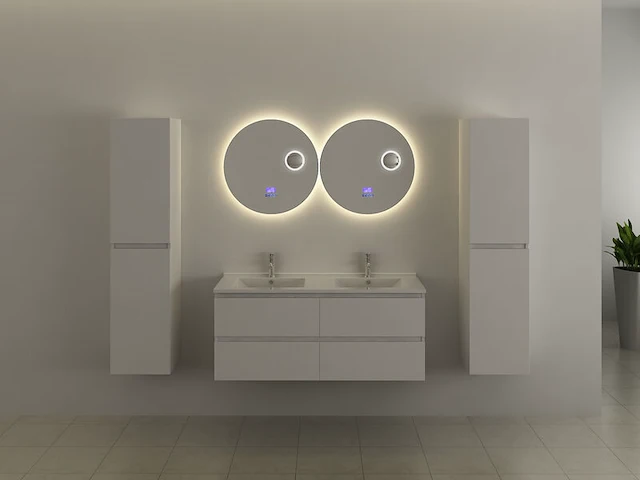 Spiegel vonato zylano led verlichting in 3 kleuren; geel, blauw en wit - afbeelding 1 van  4