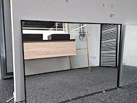 Spiegel, xenz, mm, mat zwart kader - afbeelding 1 van  3
