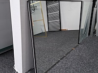 Spiegel, xenz, mm, mat zwart kader - afbeelding 2 van  3