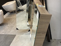 Spiegelkast met twee deuren, afm. 66 x 14 x 60 cm. - afbeelding 3 van  3