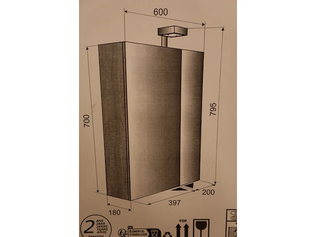 Spiegelkast met verlichting allibert, 829008, naturel houtdecor - afbeelding 4 van  14