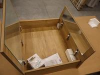Spiegelkast met verlichting allibert, 829008, naturel houtdecor - afbeelding 7 van  14