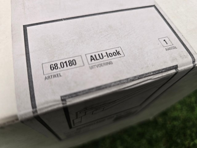 Spiegellamp alu look, 680180, chrome - afbeelding 3 van  3