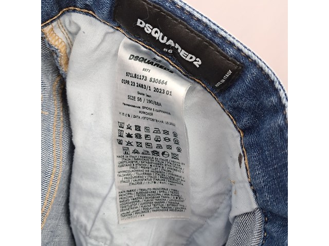 Spijkerbroek, dsquared, skater jean, maat 56 - afbeelding 7 van  8