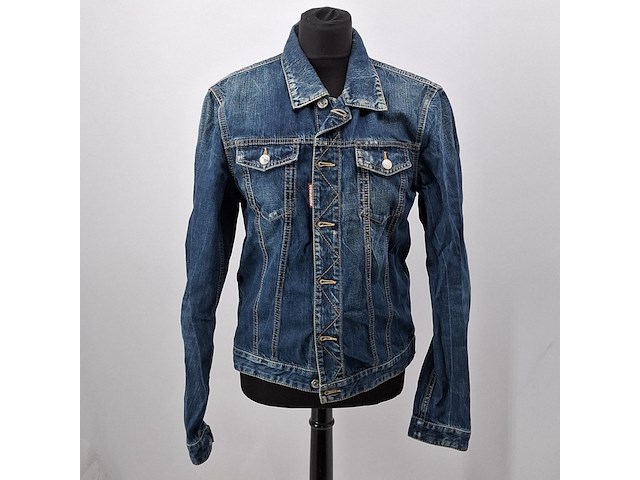 Spijkerjas, maat 50, dsquared2, tidy jean jacket - afbeelding 1 van  7