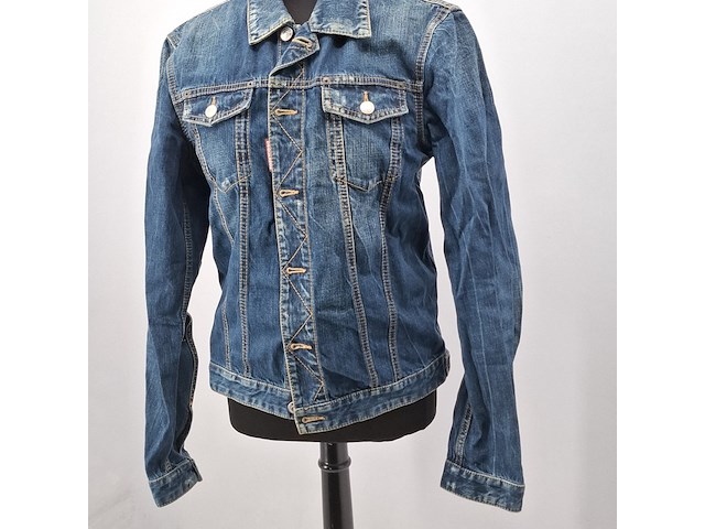 Spijkerjas, maat 50, dsquared2, tidy jean jacket - afbeelding 3 van  7