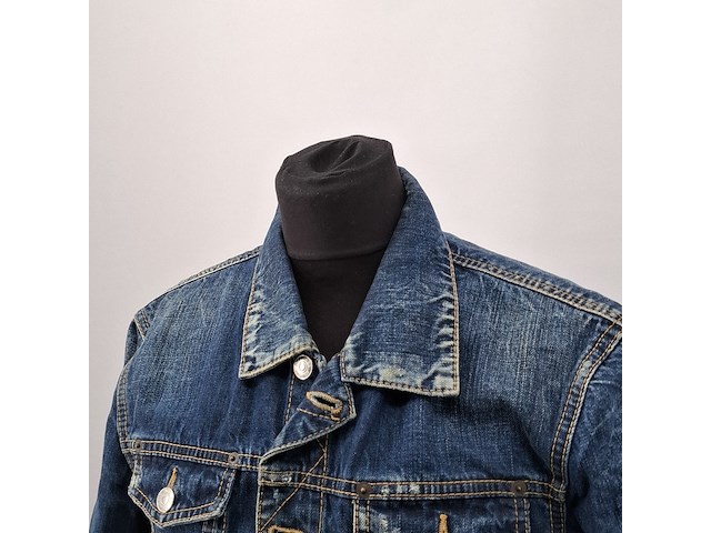 Spijkerjas, maat 50, dsquared2, tidy jean jacket - afbeelding 4 van  7