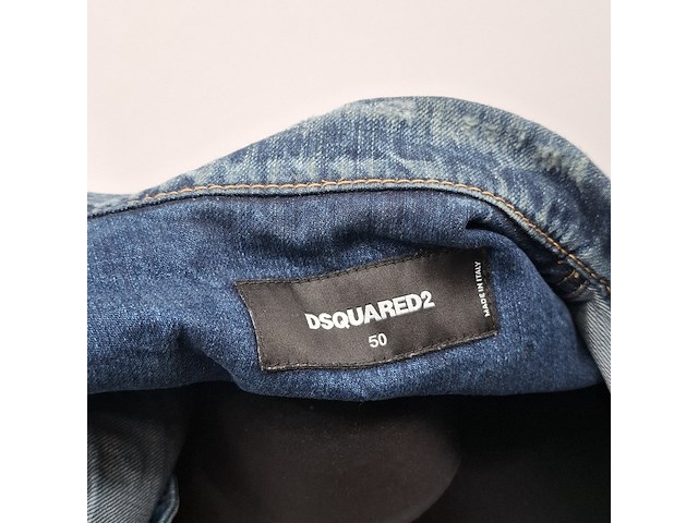 Spijkerjas, maat 50, dsquared2, tidy jean jacket - afbeelding 6 van  7