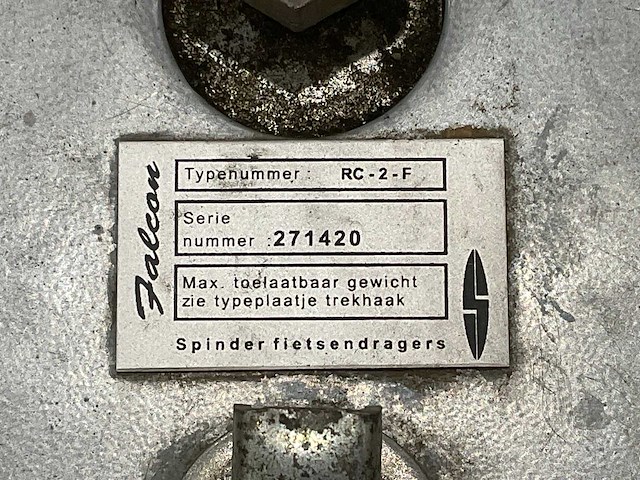 Spinder - falcon rc-2-f - 271420 - fietsendrager - afbeelding 8 van  8