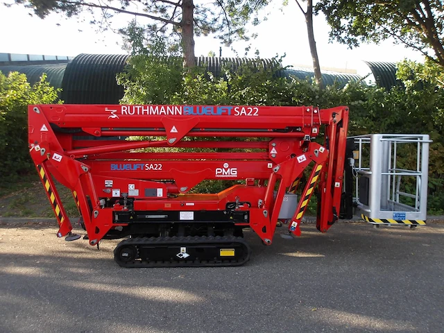 Spinhoogwerker bluelift sa22 lithium+diesel 22.0m 2016 - afbeelding 1 van  1