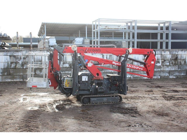 Spinhoogwerker platform basket spider 15.75 pro benzine 15m 2014 - afbeelding 1 van  1