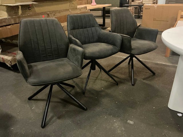 Spinner eetkamerstoel (3x) - afbeelding 2 van  6